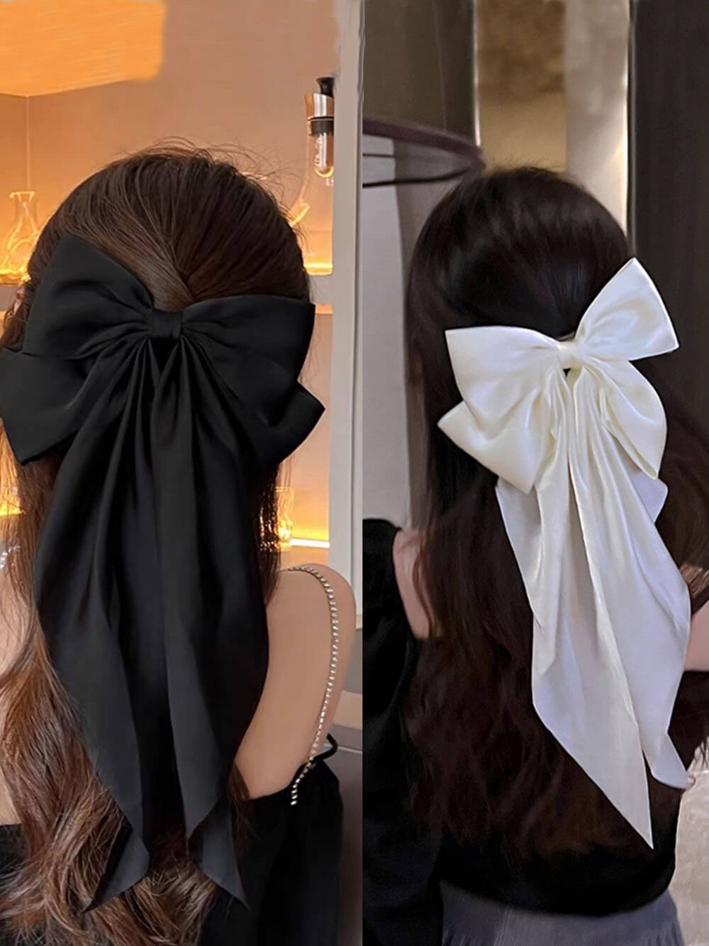 Retro Ribbon Bow Hairpin Headdress