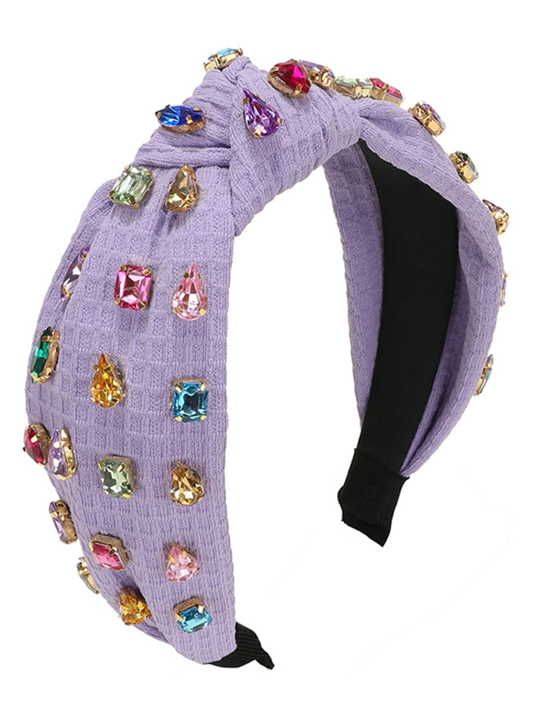 Roze meerkleurige strass hoofdband