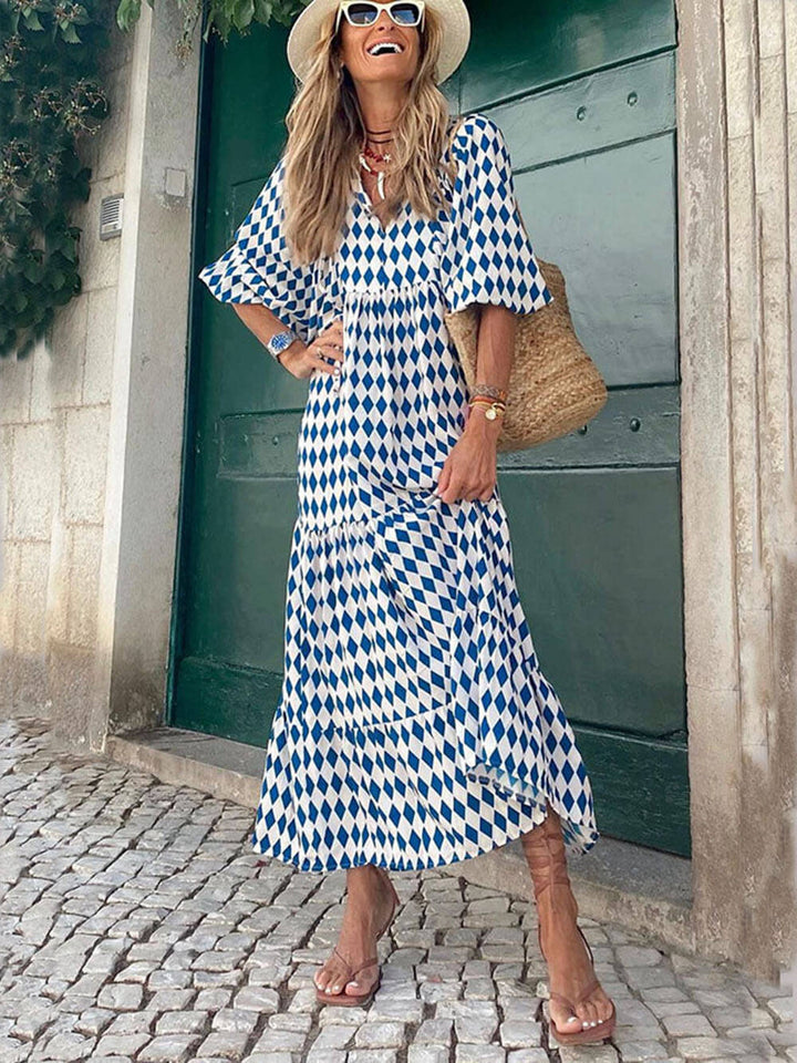 Φόρεμα Bohemian Printed Maxi