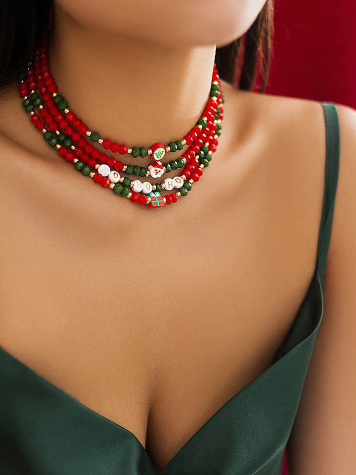 Vánoční dárkové keramické náhrdelníky ve 4 baleních