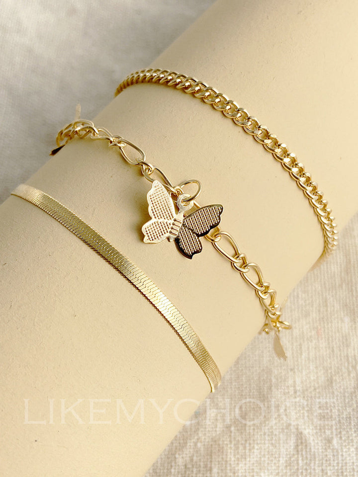 Goldtone Butterfly Station -nilkkakorusarja