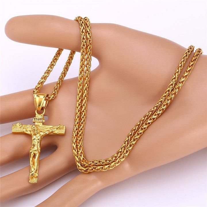 Osterkreuz-Schlüsselbein-Halskette