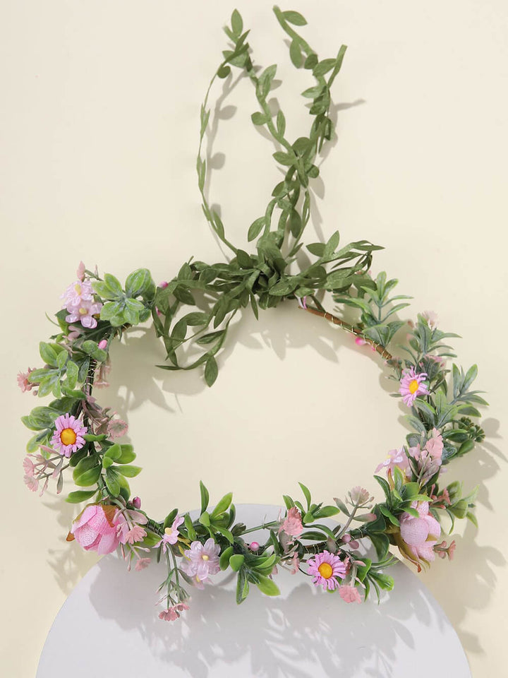 Couronne de fleurs de rêve de marguerite