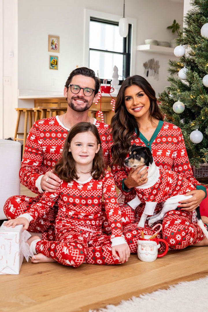 Juleelg familiematchende pyjamas