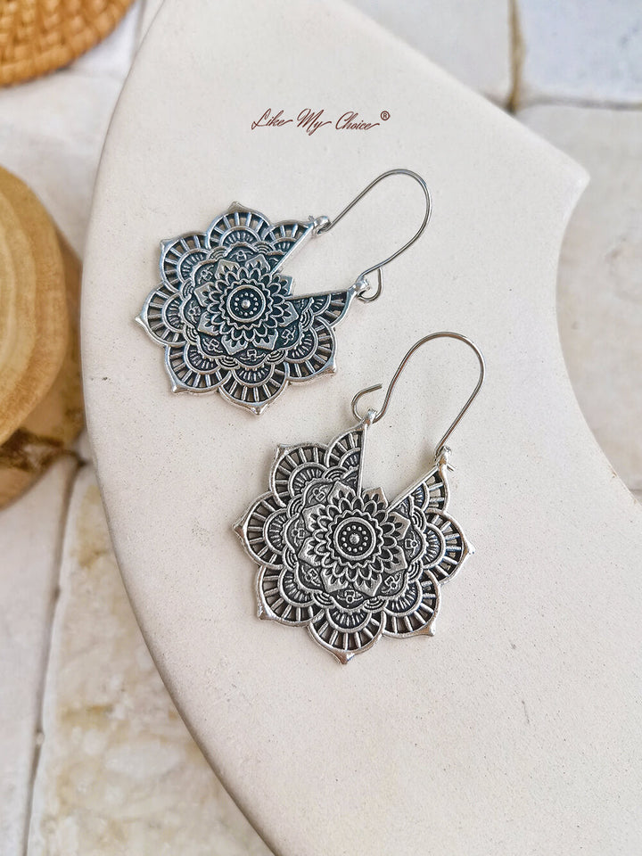 Pendientes Mandala de Flores