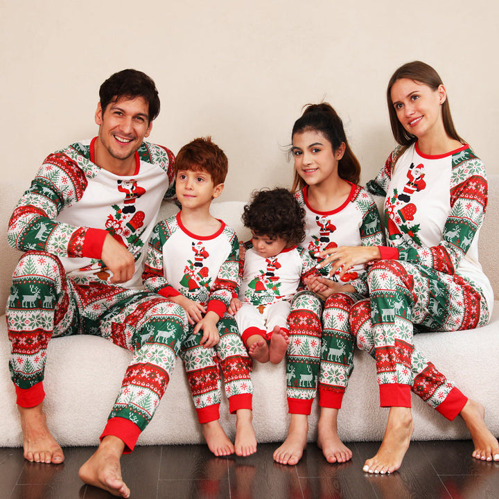 Juleelementer Familiematchende pyjamassæt