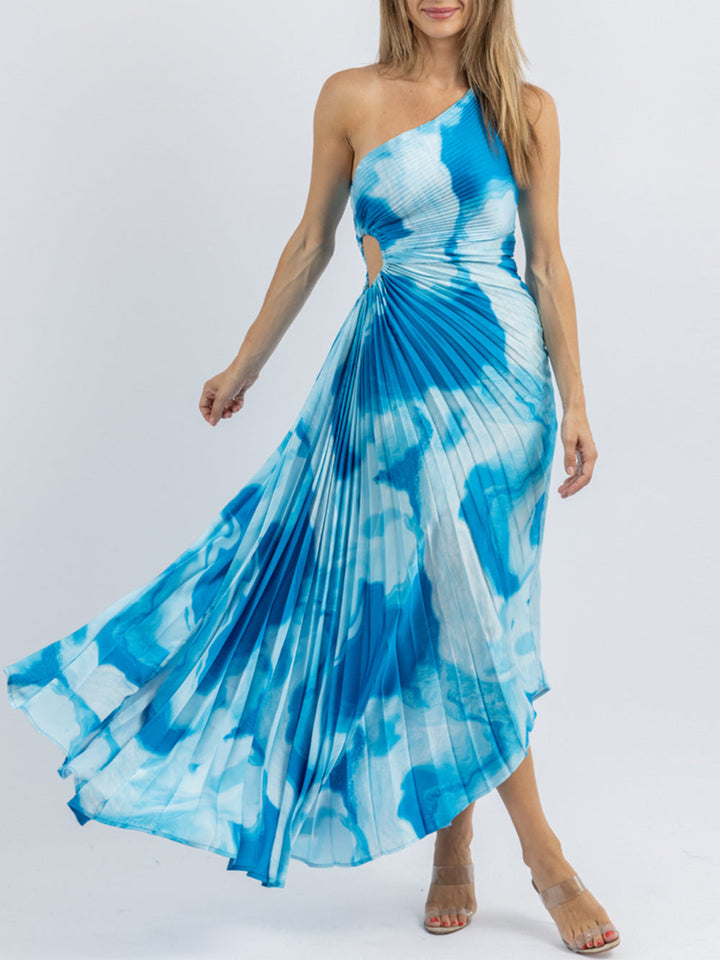 Surf Blue midi kjole