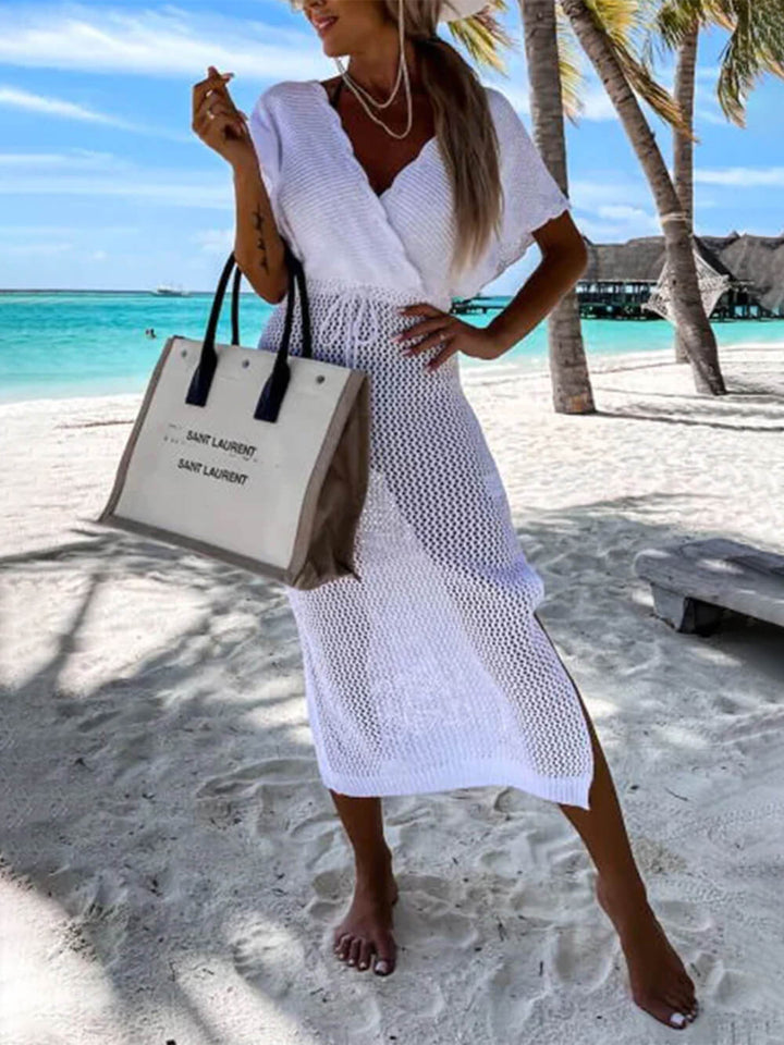Seaside Resort Knitted Cover Up φόρεμα