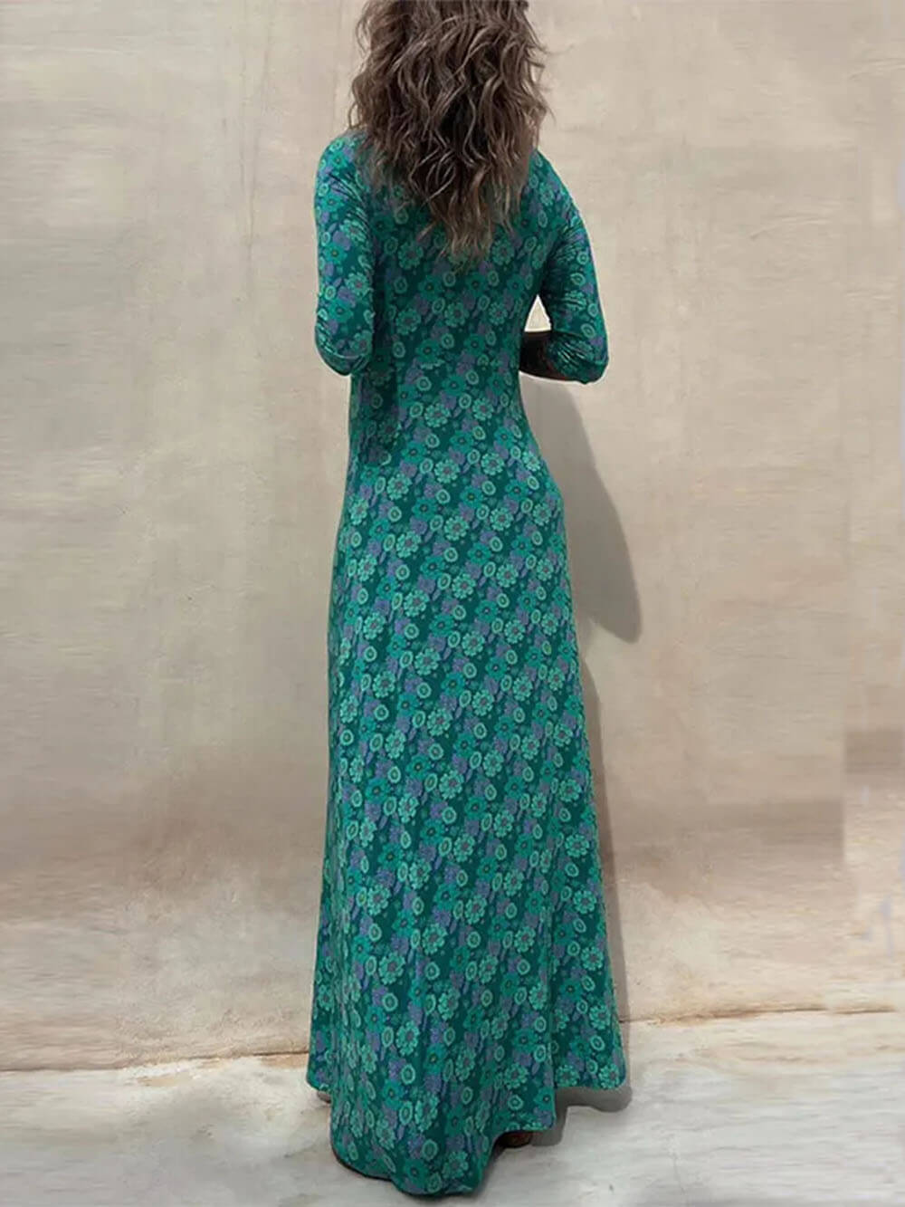 Μίντι φόρεμα με floral print