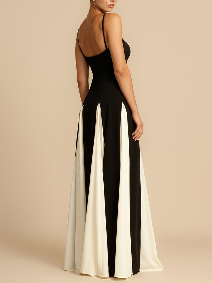 Slip Maxi Φόρεμα με επένδυση Elegance από τούλι σε γραμμή Α