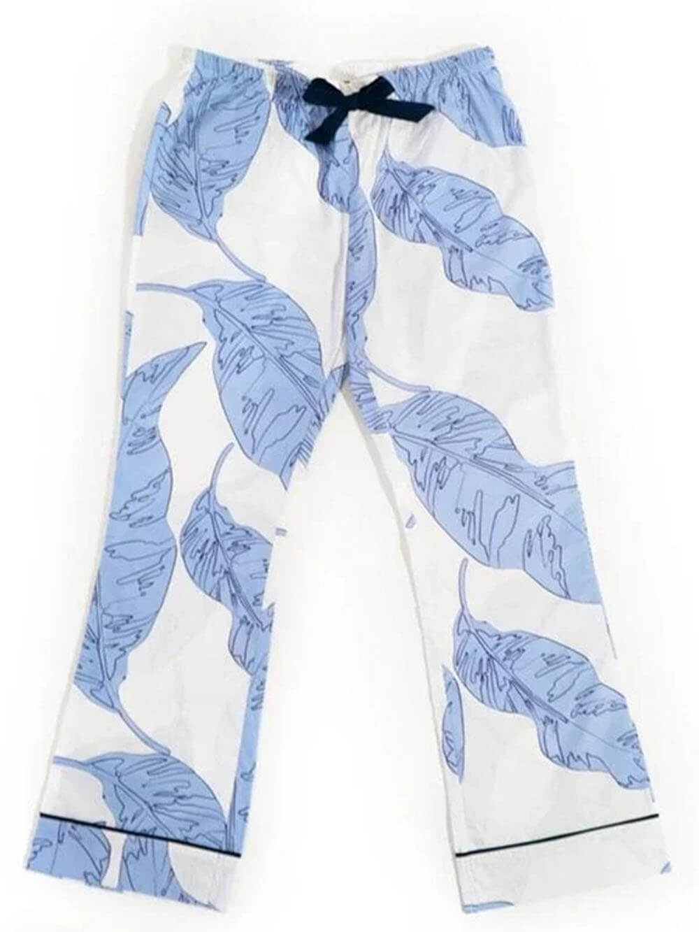 Bananenbladeren lange broek pyjamaset