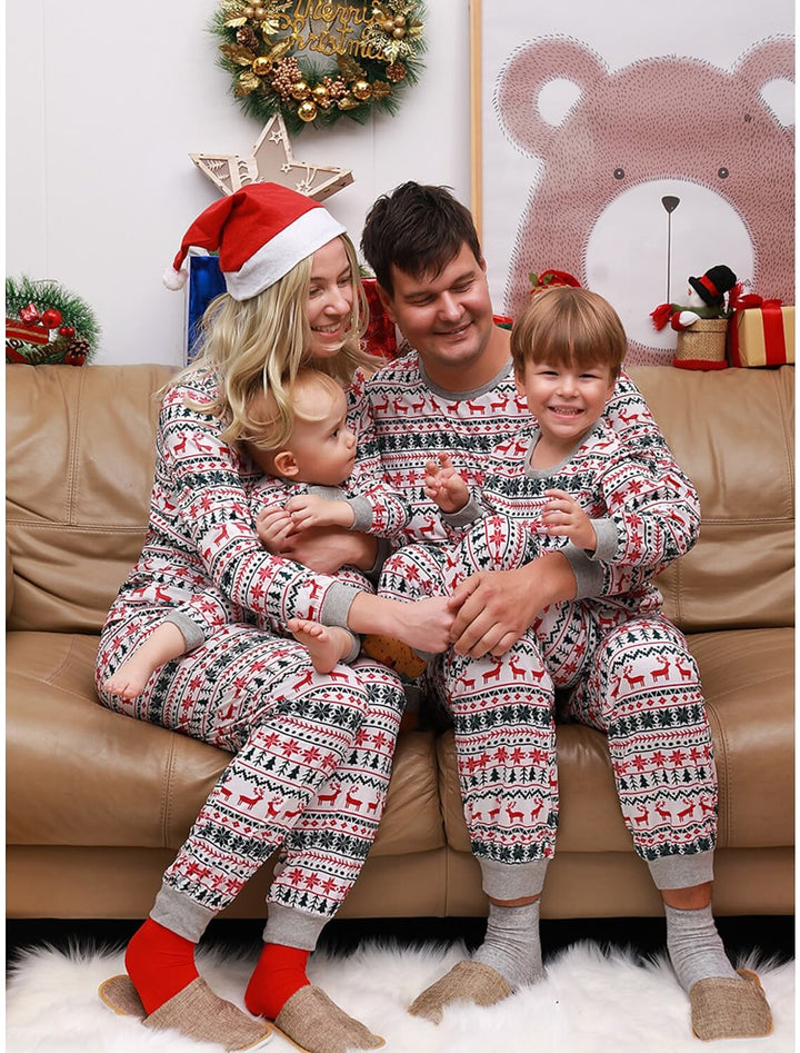 Christmas Snowflake Trees Family Pyjamas sett