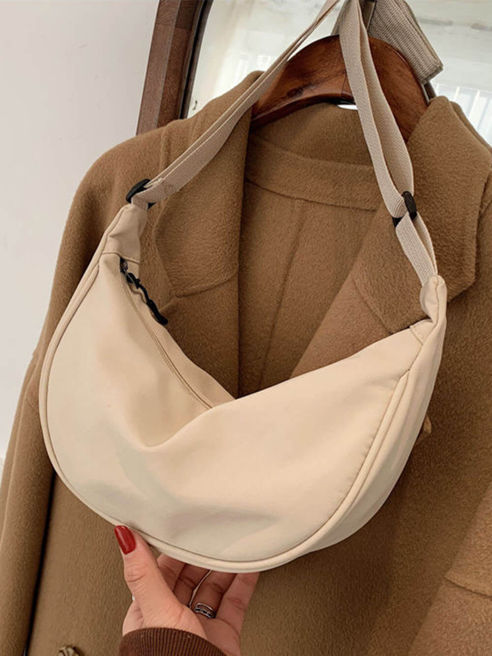 Trendy cross-body dumplingtassen met één schouder