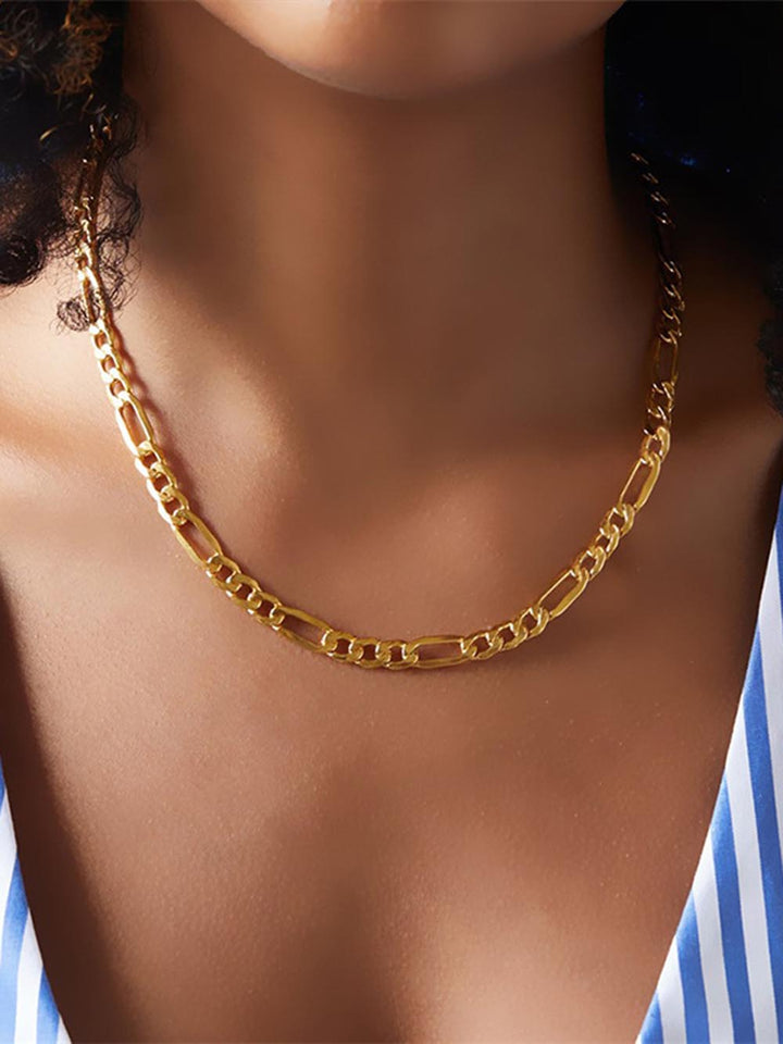 Figaro Chain Chain Titanium halskæde