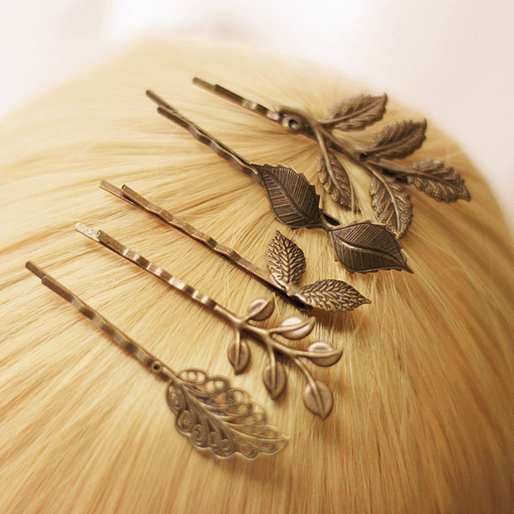 Bijoux faits à la main Forêt Bronze Accessoires pour cheveux Barrette