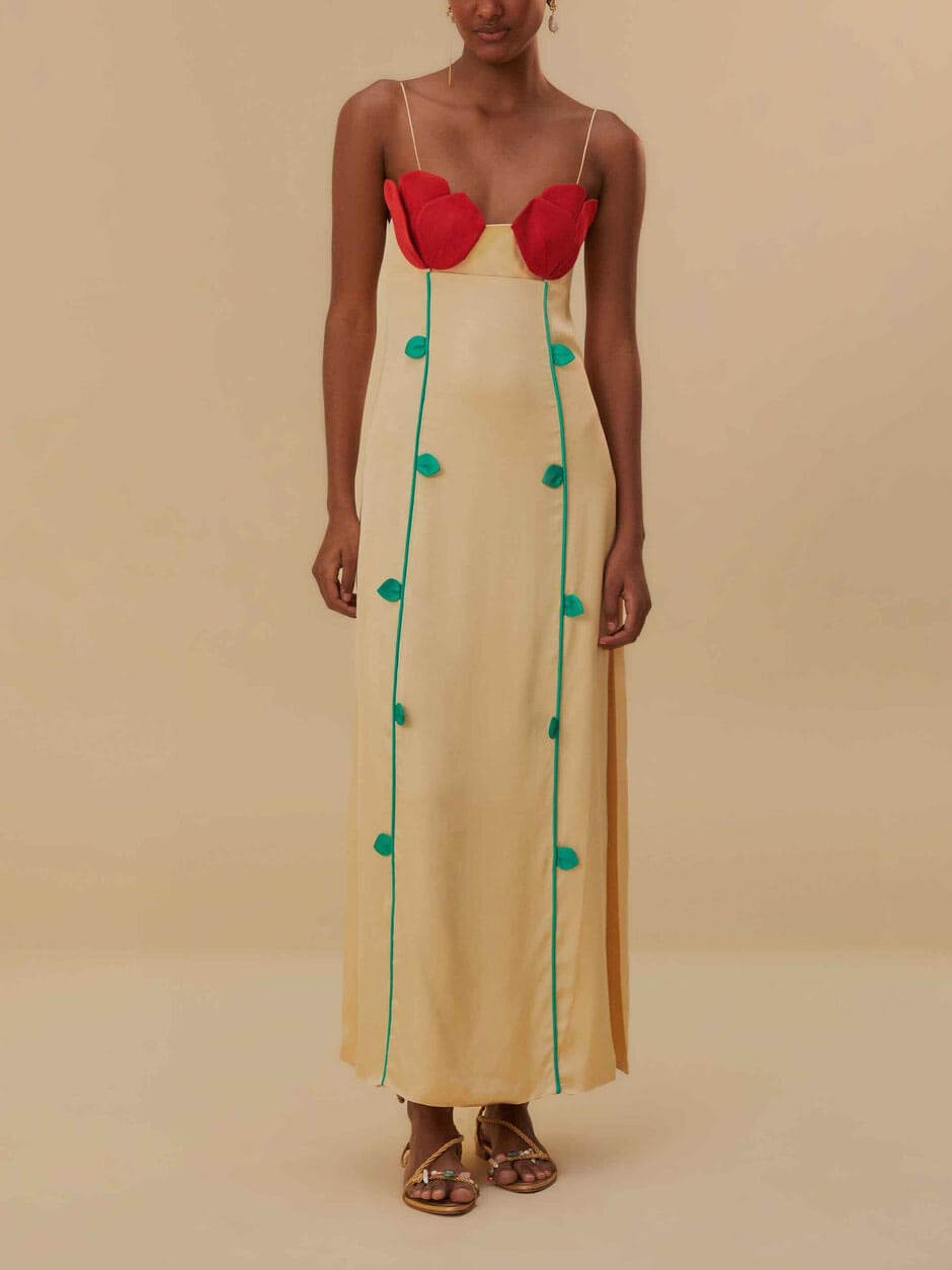 Μοντέρνο και σέξι αμάνικο φόρεμα με αντίθεση συνονθύλευμα Midi