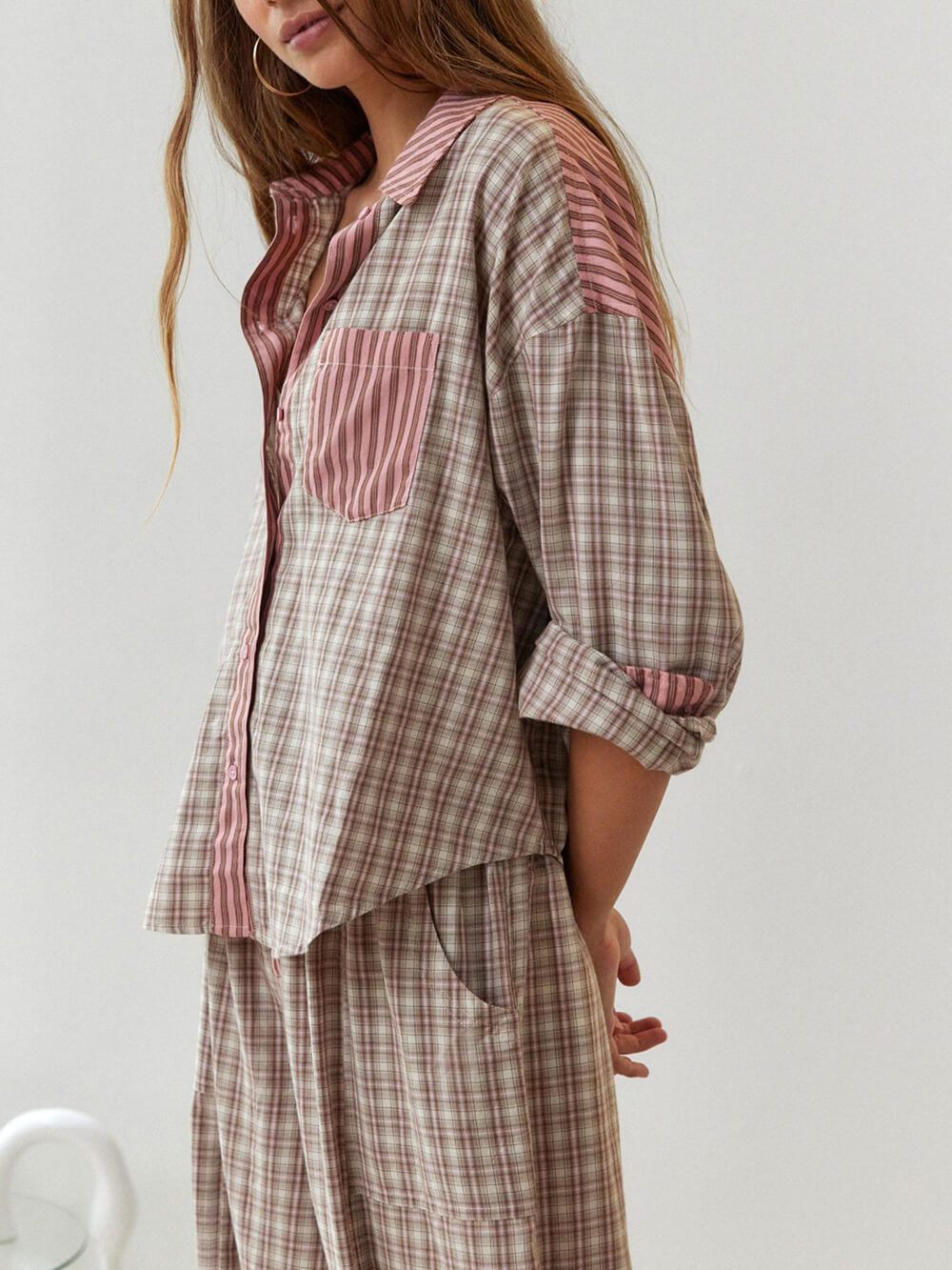 Rosa Loose Splice Pyjamas Set