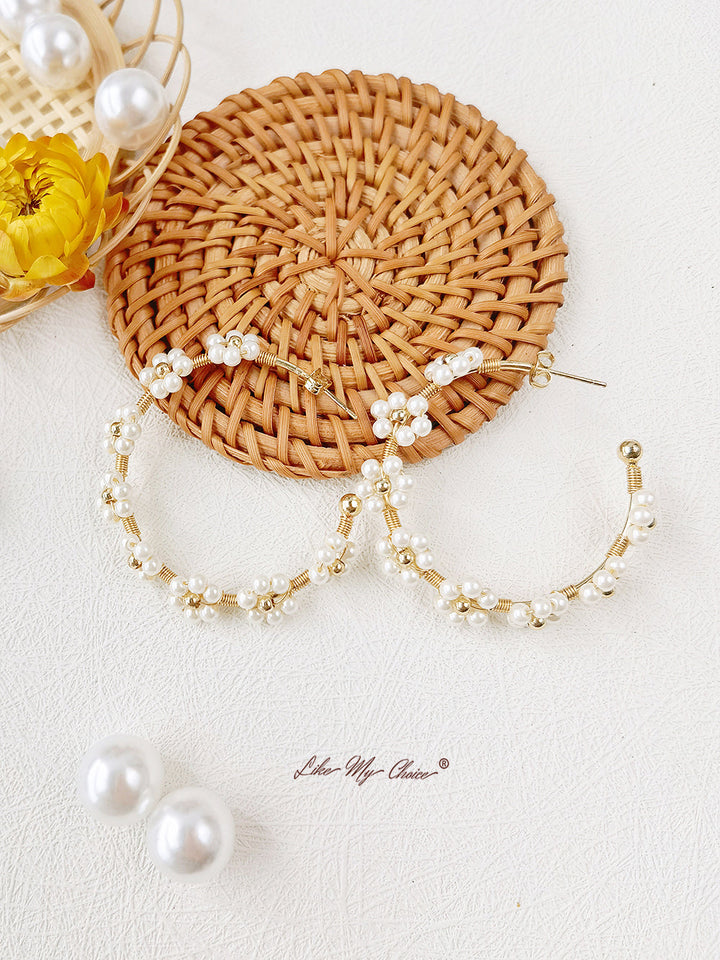 Musas de perlas caprichosas: aretes de perlas nubladas de inspiración bohemia