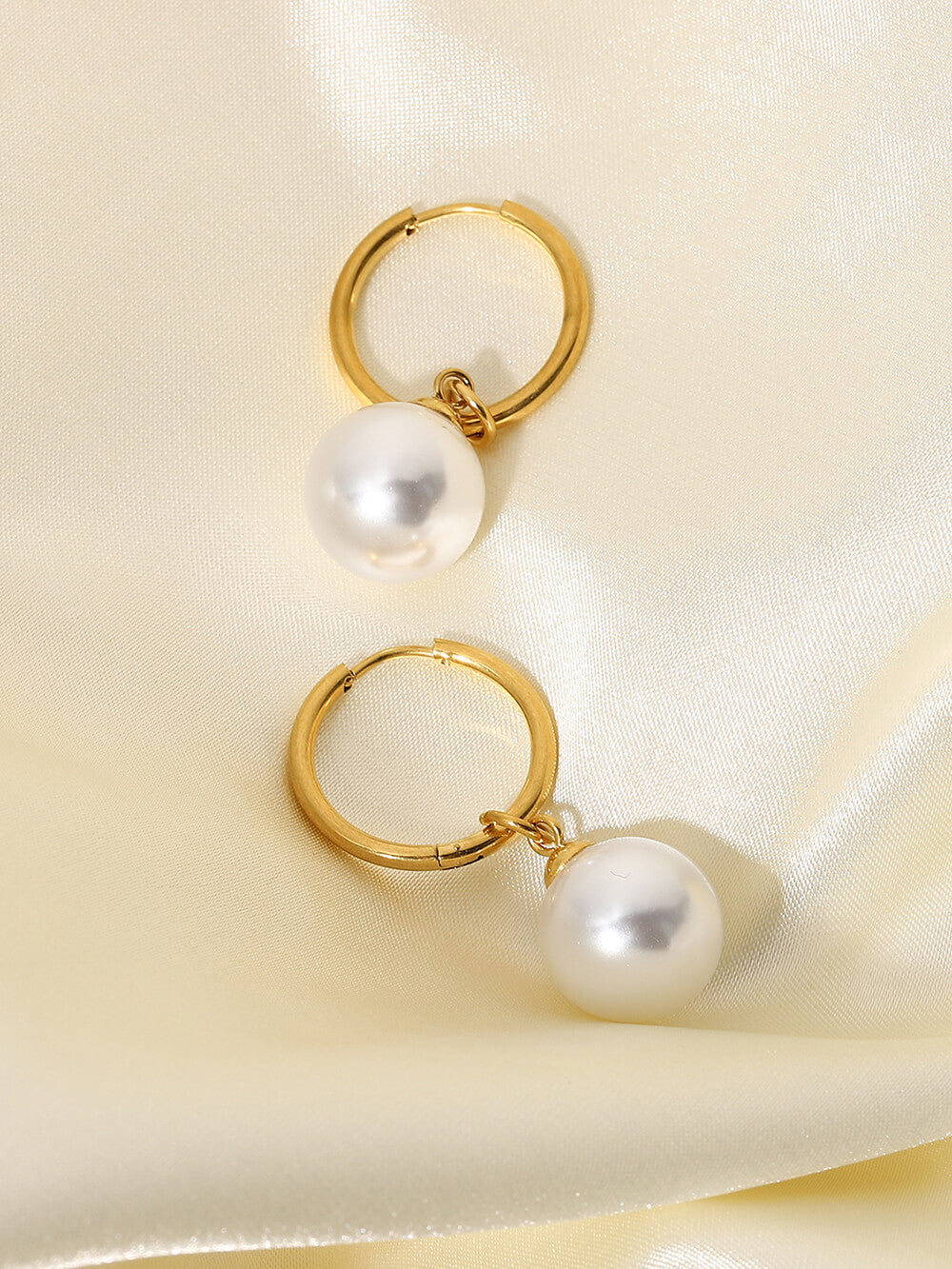 Vintage náušnice sladkovodní perly