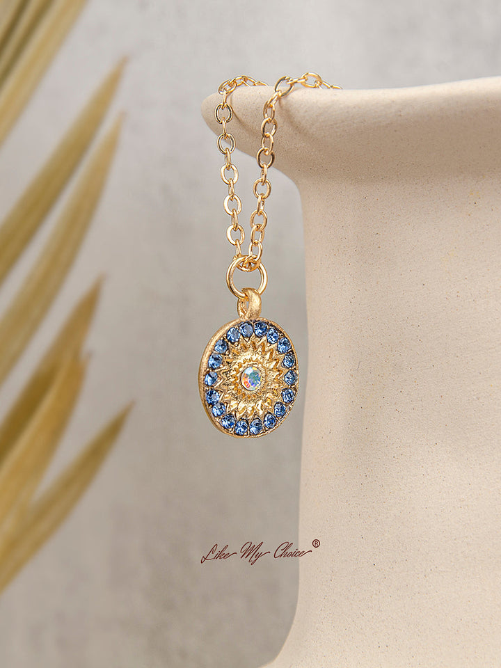 Bohemian Moon & Star Opal Halskjede