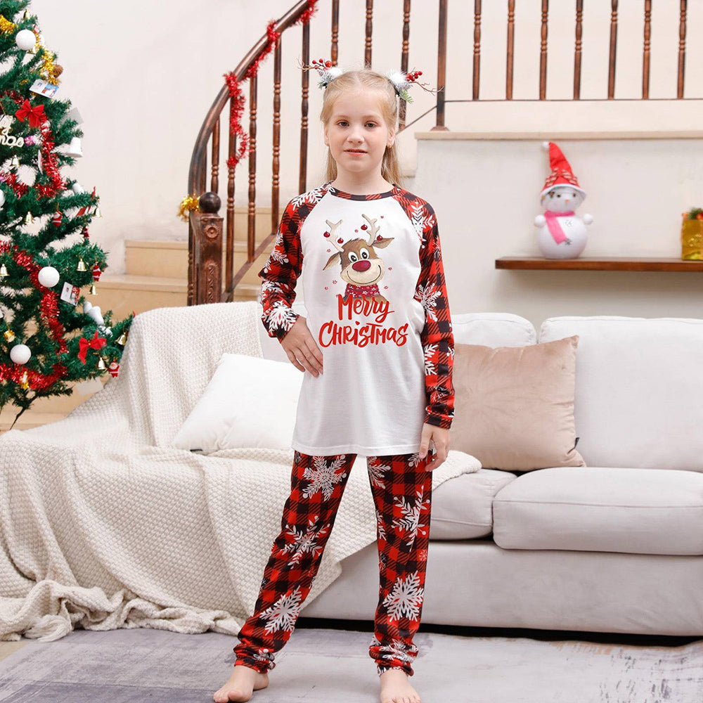 Joyeux Noël Ensemble de pyjama familial assorti Père Noël et arbre